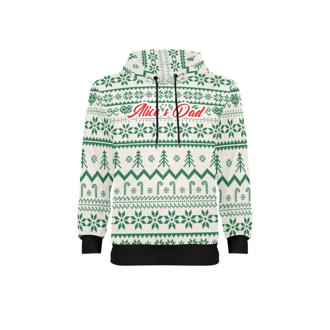 New Men's All-Over Print Hoodie (Model H55) — photo 3