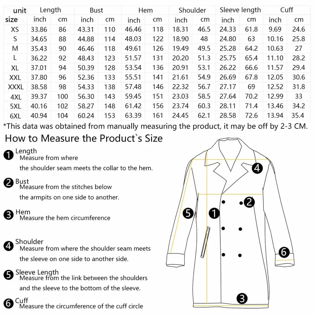 Men's Double Breasted Coat — photo 5