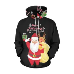 Men's All Over Print Hoodie (USA Size) (Model H13) thumbnail 3