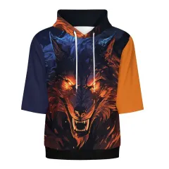 Men's Mid-Sleeve Hoodie LM033 thumbnail 1