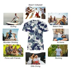 All-Over Print Casual T-shirt thumbnail 3