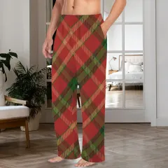 Men's Flannel Pajama Trousers (Model L76) thumbnail 1