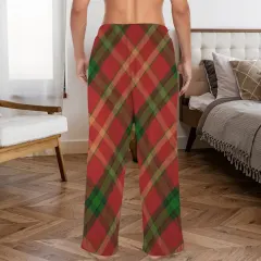 Men's Flannel Pajama Trousers (Model L76) thumbnail 2