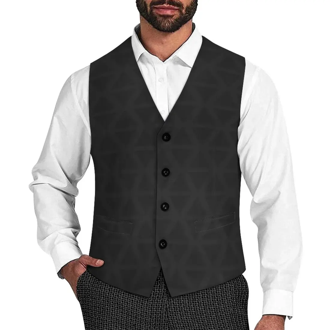Men's Sleeveless Suit Vest — photo 2