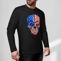 Cotton Long Sleeve Shirt(Front Printing) thumbnail 1