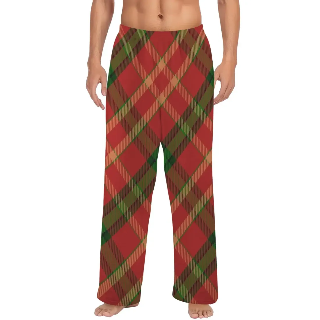 Men's Flannel Pajama Trousers (Model L76) — photo 3