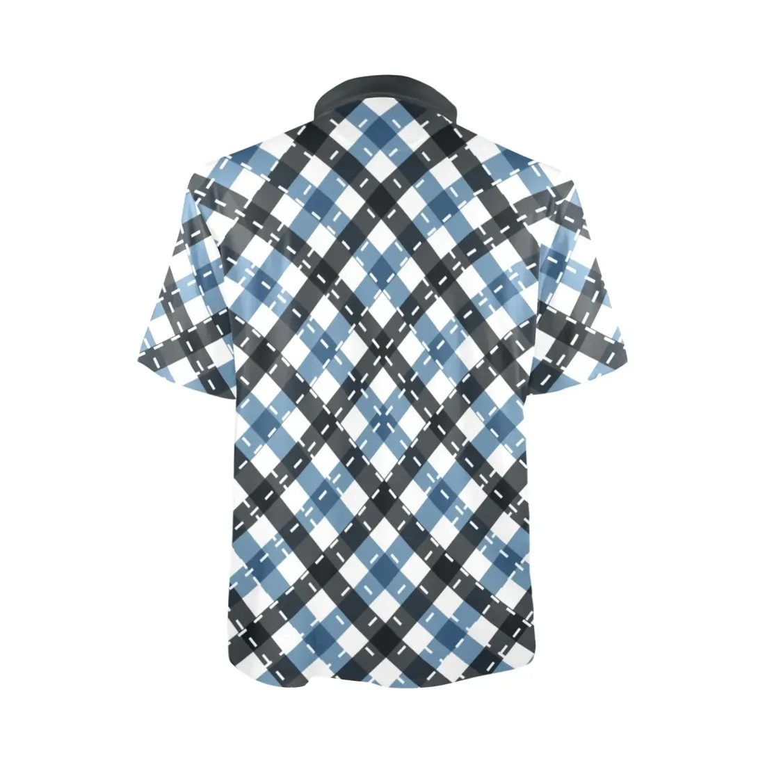 Men's All Over Print Polo Shirt (Model T55) — photo 5