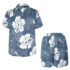 Men's Shirt and Shorts Outfit with Pocket (Model Sets 26) thumbnail 4