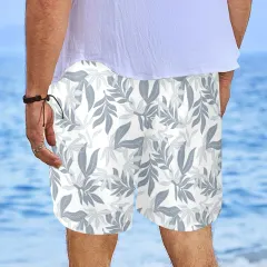 Men's AOP Elastic Beach Shorts (Model Sets 26) thumbnail 3
