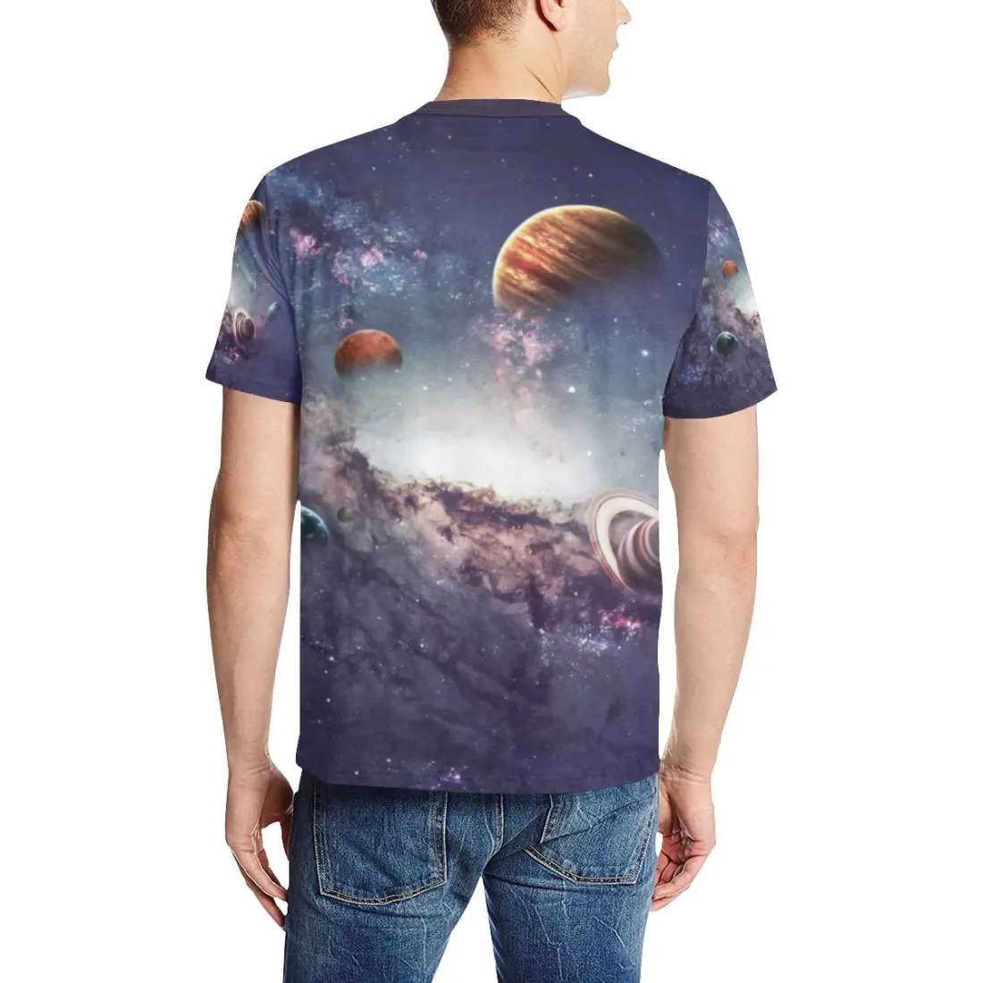 Men's All Over Print T-shirt(Model T63) — photo 2