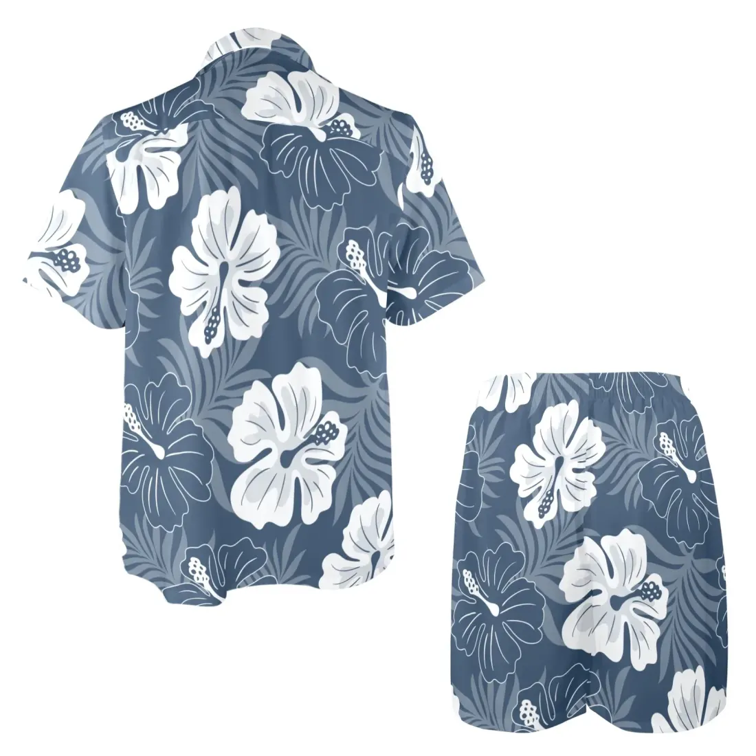Men's Shirt and Shorts Outfit with Pocket (Model Sets 26) — photo 5