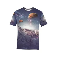 Men's All Over Print T-shirt(Model T63) thumbnail 3