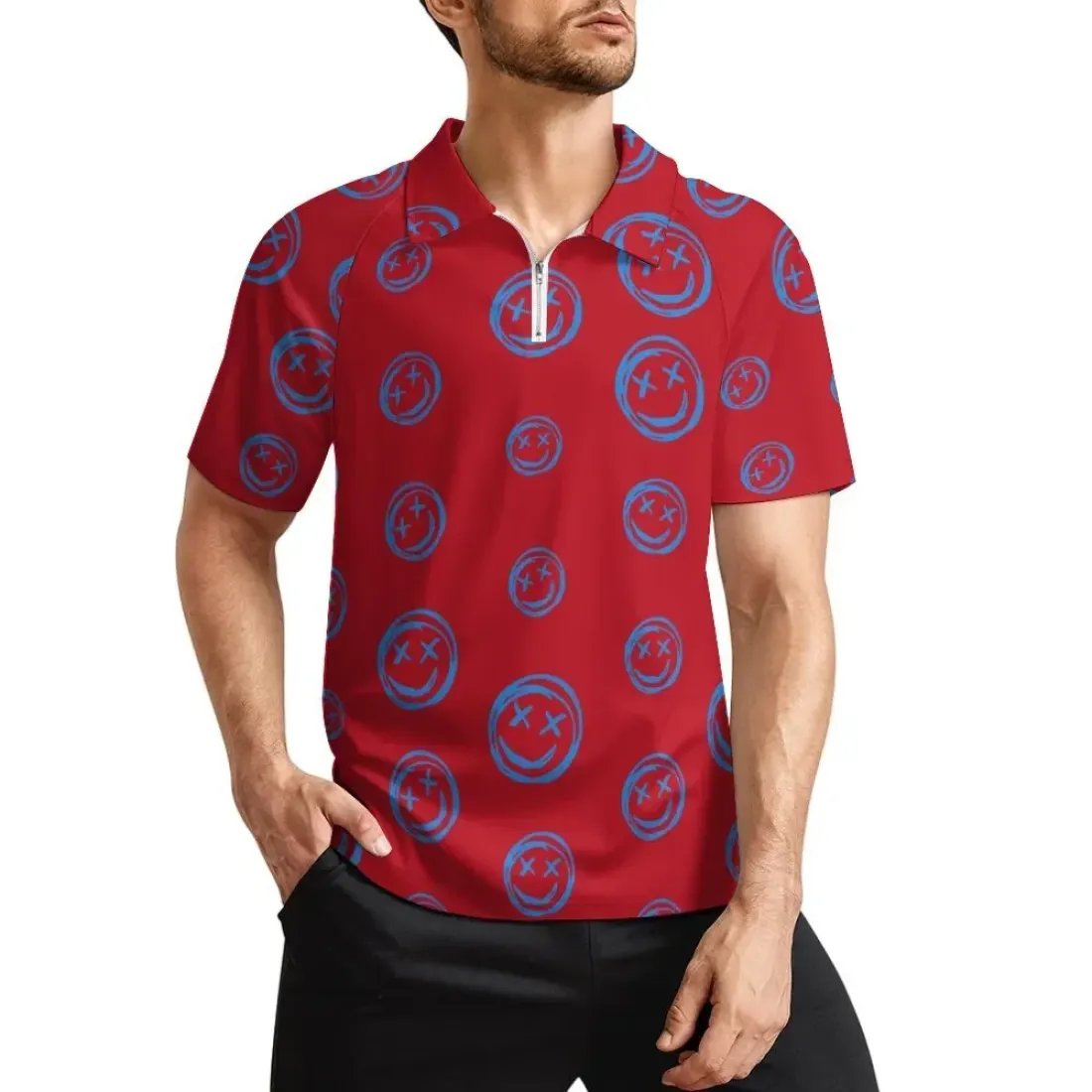 Zipped Short-sleeve Sports Shirt LTPL200 — photo 2