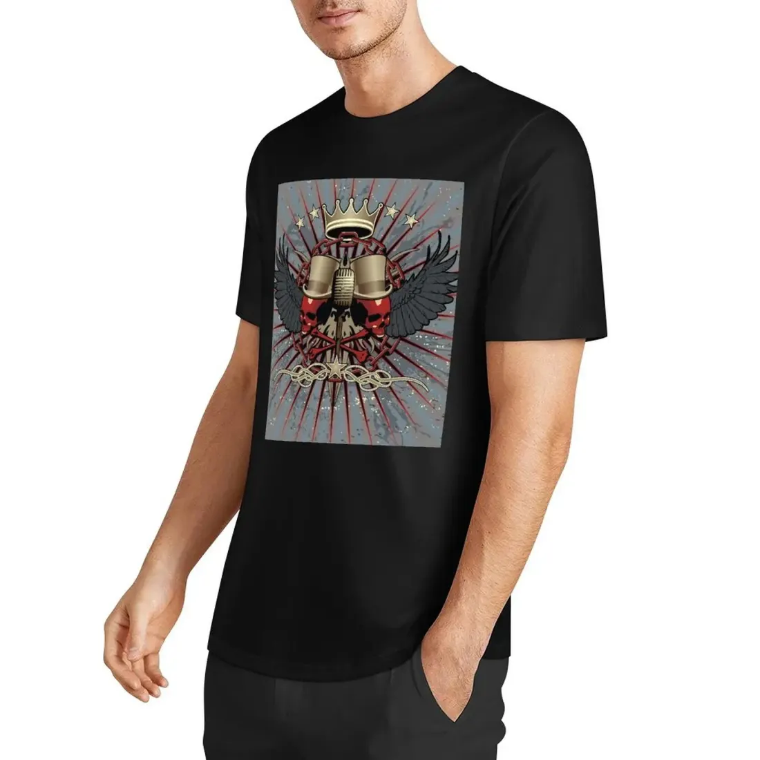 Men's Cotton T-Shirt (Front Printing) — photo 4