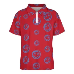 Zipped Short-sleeve Sports Shirt LTPL200 thumbnail 3